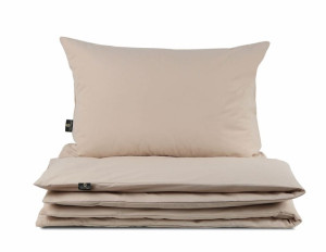 POŚCIEL BAWEŁNIANA 200x200 + 50x60 Premium Beż