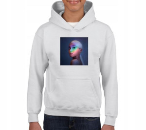 Bluza Ariana Grande dziecięca biała 116