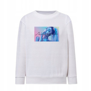 Bluza Ariana Grande dziecięca biała 140
