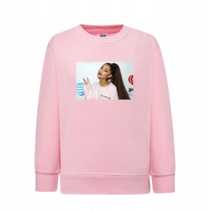 Bluza Ariana Grande dziecięca różowa 116