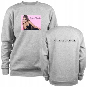 Bluza Ariana Grande dziecięca szara 116