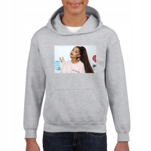 Bluza Ariana Grande dziecięca szara 128