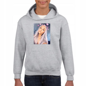 Bluza Ariana Grande dziecięca szara 140