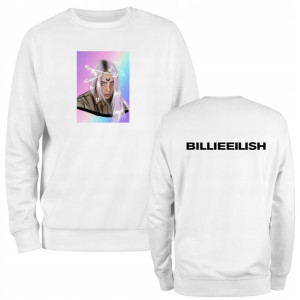 Bluza BILLIE EILISH Blosh dziecięca biała 140