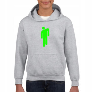 Bluza BILLIE EILISH Blosh dziecięca szara 116