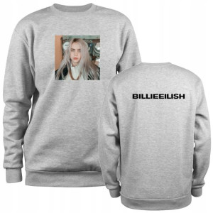 Bluza BILLIE EILISH Blosh dziecięca szara 116