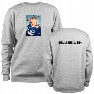 Bluza BILLIE EILISH Blosh dziecięca szara 116