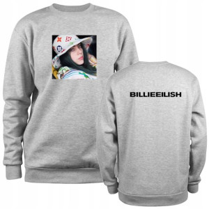 Bluza BILLIE EILISH Blosh dziecięca szara 116