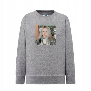 Bluza BILLIE EILISH Blosh dziecięca szara 128