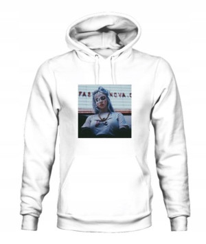 Bluza billie eilish dziecieca biała 140