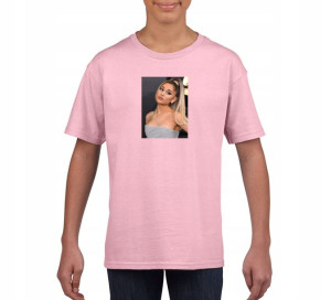 Koszulka Ariana Grande dziecięca różowa 140