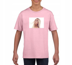 Koszulka Ariana Grande dziecięca różowa 152