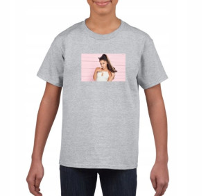 Koszulka Ariana Grande dziecięca szara 152