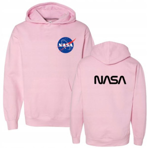 Bluza nasa NASA dziecięca 2 nadruki RÓŻOWA 128