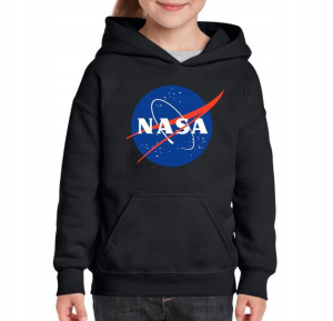Bluza NASA nasa dziecięca czarna 128