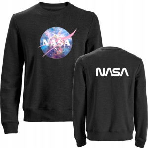 Bluza nasa NASA dziecięca czarna 128