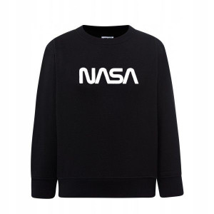 Bluza Nasa NASA dziecięca czarna 128