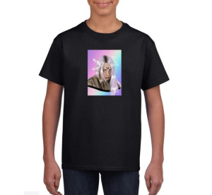 Koszulka Billie Eilish dziecięca czarna 140