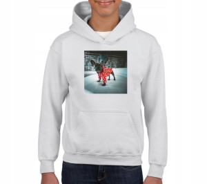 Bluza pies w bluzie supreme dziecięca biała 128