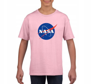 Koszulka Nasa nasa dziecięca różowa 128