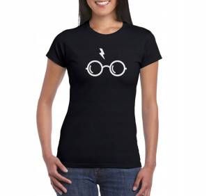 Koszulka Harry Potter damska czarna M