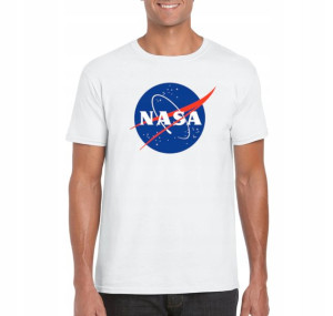 Koszulka nasa NASA męska biała M