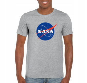 Koszulka nasa NASA męska SZARA L