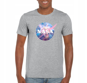 Koszulka nasa NASA męska SZARA M