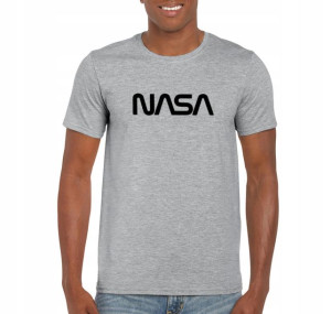 Koszulka nasa NASA męska szara XL