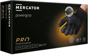 Rękawice nitrylowe warsztatowe Power Grip Black rozmiar XL