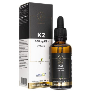 Aura Herbals Premium Witamina K2 100 mcg Vegan MenaQ7® - 50 ml