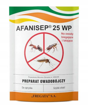 AFANISEP 25WP muchy, komary mrówki pchły karaluchy