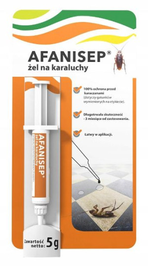AFANISEP żel na PRUSAKI karaluchy 5g Mega trutka
