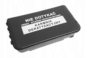 Pojemnik na trutkę na MYSZY szczury karmnik CORAL