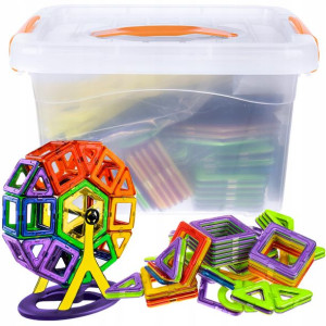 Klocki Magnetyczne Zestaw Xl 100 El Organizer