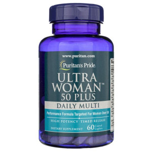 Puritan's Pride Ultra Woman 50 Plus Multiwitamina - 60 tabletek