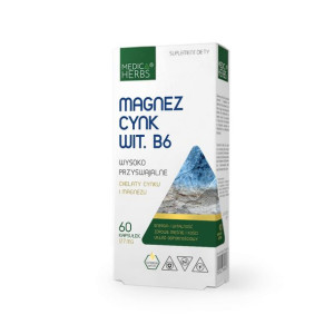 Magnez Cynk Wit. B6, Medica Herbs