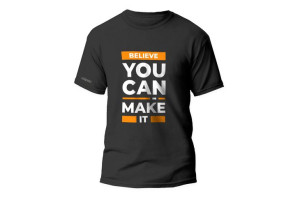Koszulka z nadrukiem - Belive You Can Make It