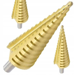 P Wiertło Stożkowe Stopniowe Hs Tytan 4-32mm P