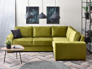 Designerski Narożnik Z Miękkimi Poduchami London 1