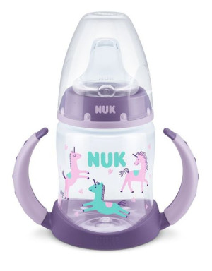 Butelka kubek niekapek z uchwytem 150 ml Jednorożce NUK