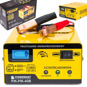 Prostownik MIKROPROCESOROWY 6V 12V Akumulatorowy