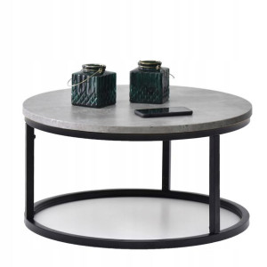 Designerski Stolik Kawowy W Loftowym Stylu Kodia S Beton