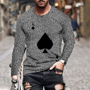 Bluza Męska Młodzieżowa Wkładana Przez Głowę As Pik L