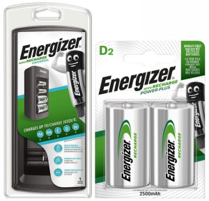 Energizer Ładowarka Akumulatorków R6 R3 R14 R20 9v + R20
