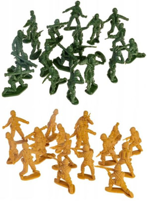 Zestaw żołnierzyków 40 figurek wojskowi Smily Play