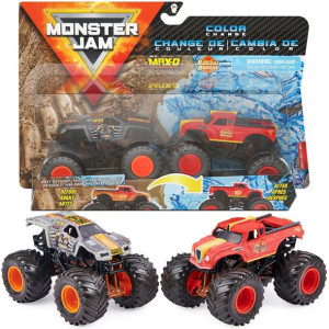 Monster Jam Max-D + Radical Rescue 2 pojazdy zmieniające kolor Spin Master