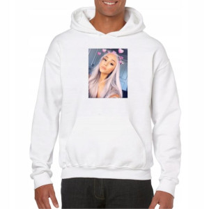 Bluza Ariana Grande damska męska biała L