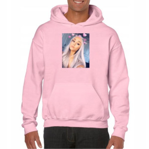 Bluza Ariana Grande damska męska różowa L