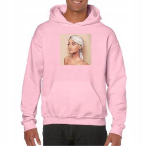 Bluza Ariana Grande damska męska różowa M